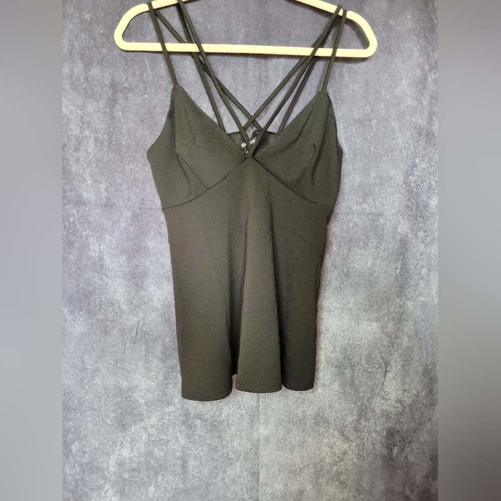 ✨️3/$25✨️ Express Black Strappy Top